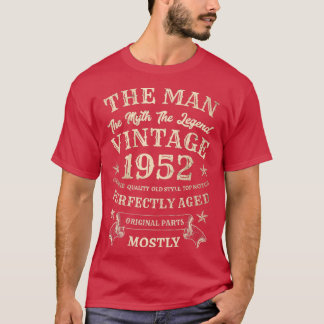 Man Myth Legend 1952  70th Birthday 70 Years Old  T-Shirt