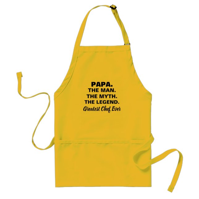 Man Myth Legend Funny Papa Quote Standard Apron (Front)