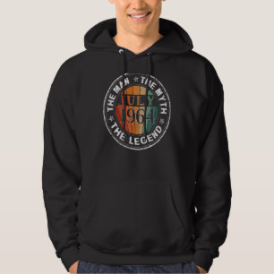 Man Myth Legend July 1964 58th Birthday  58 Years  Hoodie