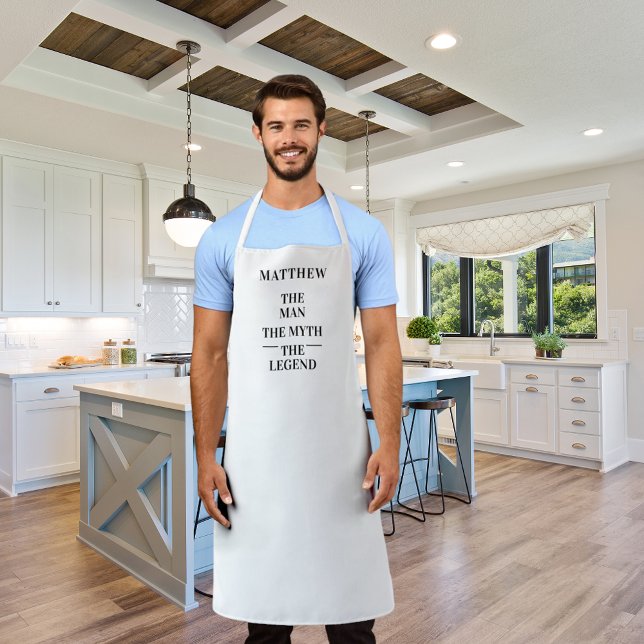 Man myth legend name apron (Creator Uploaded)