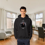Man myth legend photo name hoodie<br><div class="desc">Celebrate his special day in style with this personalised t-shirt! Featuring a classic black background and bold text that reads: "The Man, The Myth, The Legend." Customise the design by adding his name, and a favourite photo to make it truly unique. This t-shirt is the perfect gift for a legendary...</div>