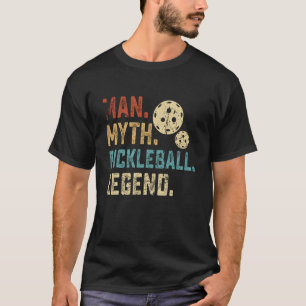 Man Myth Pickleball Legend Retro Vintage 1 T-Shirt