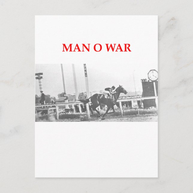 man o war postcard (Front)