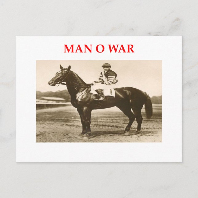 man o war postcard (Front)