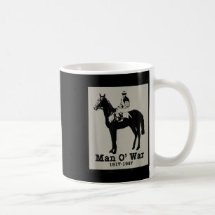 Man O War Vintage Race Horse  Coffee Mug