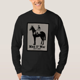MAN O' WAR Vintage Race Horse T-Shirt