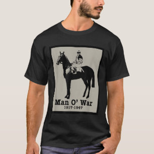 Man O War Vintage Race Horse  T-Shirt