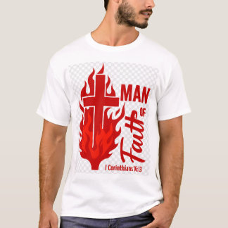 Man Of Faith Red T-Shirt