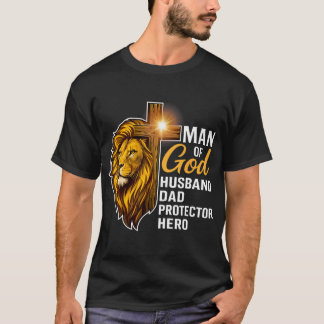 Man Of God Lion Of Judah Christian T-Shirt