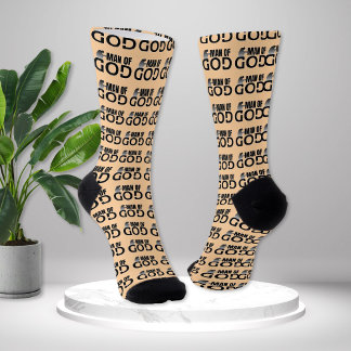 Man of God Novelty Socks