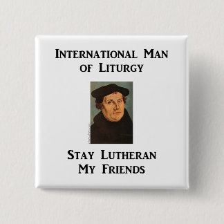 Man of Liturgy 15 Cm Square Badge
