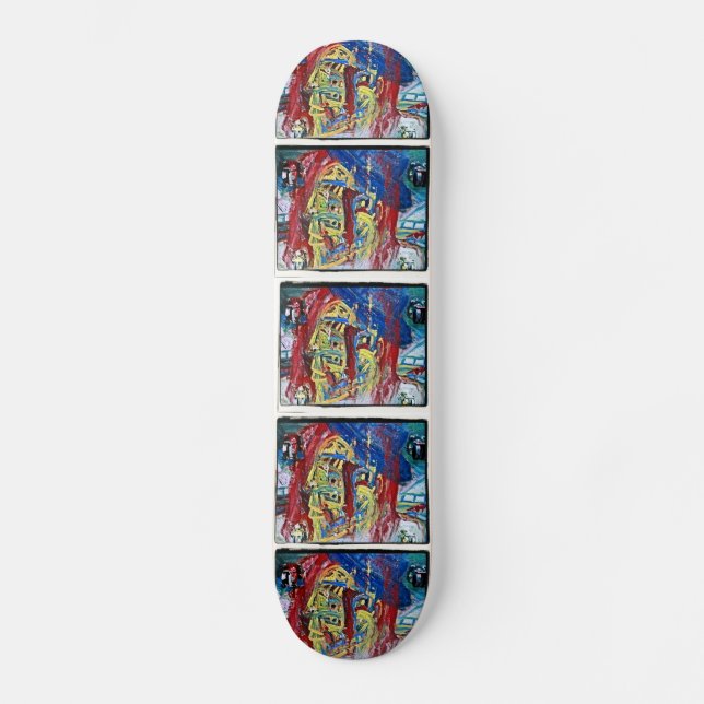 MAN OF MANY FACES SKATEBOARD (Front)