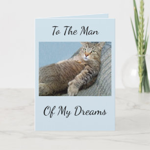 Man Of My Dreams Birthday Card