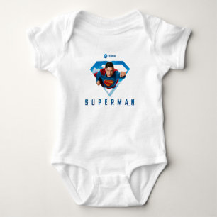 Man of Steel in Flight Baby Bodysuit