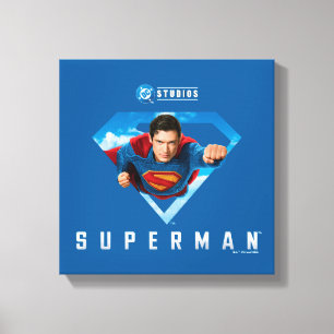Man of Steel in Flight Canvas Print