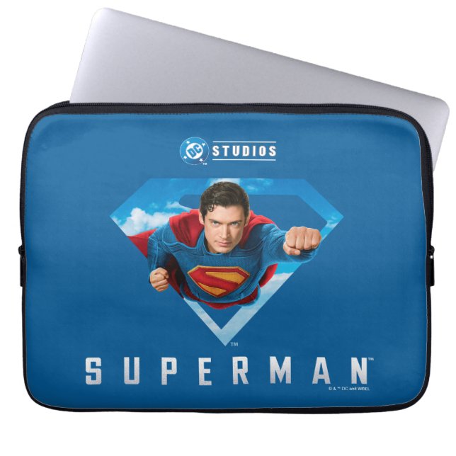 Man of Steel in Flight Laptop Sleeve (Front)
