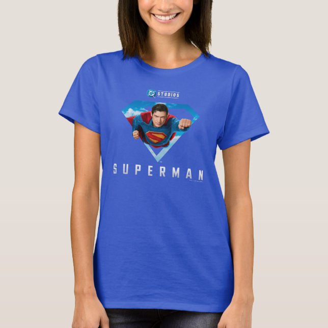Man of Steel in Flight T-Shirt (Front)