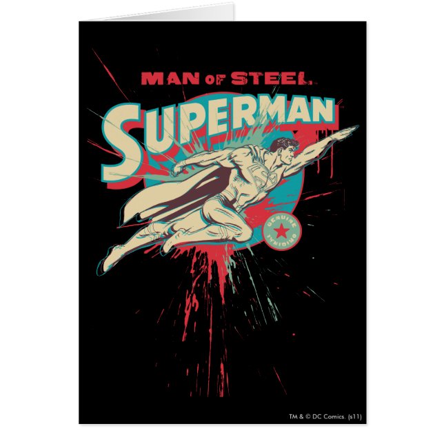 Man of Steel paint splatter (Front)
