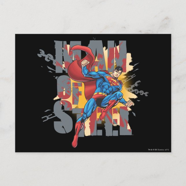 Man of Steel Postcard (Front)