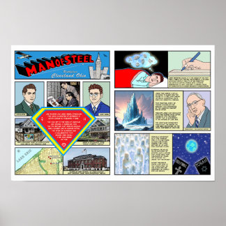 Man of Steel Poster Eerie Lake Erie Official Merch