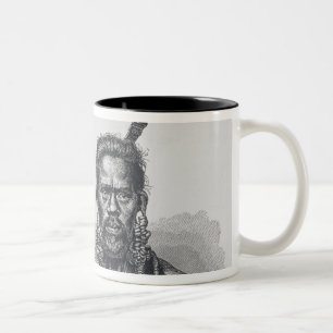 Man of the Ruk Islands Two-Tone Coffee Mug