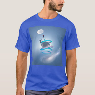 Man on a sandy sphere T-Shirt
