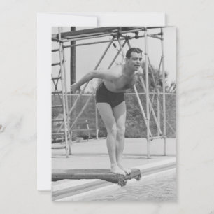 Man on Diving Board