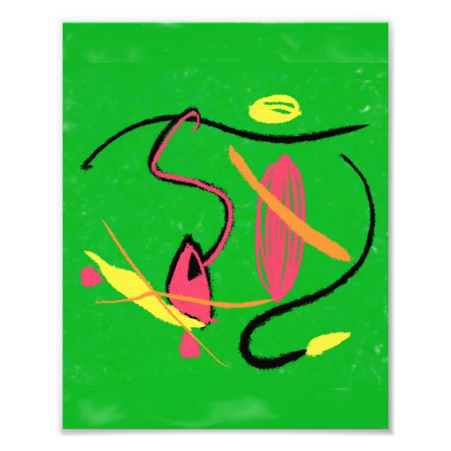 Man on skateboard photo print (Front)