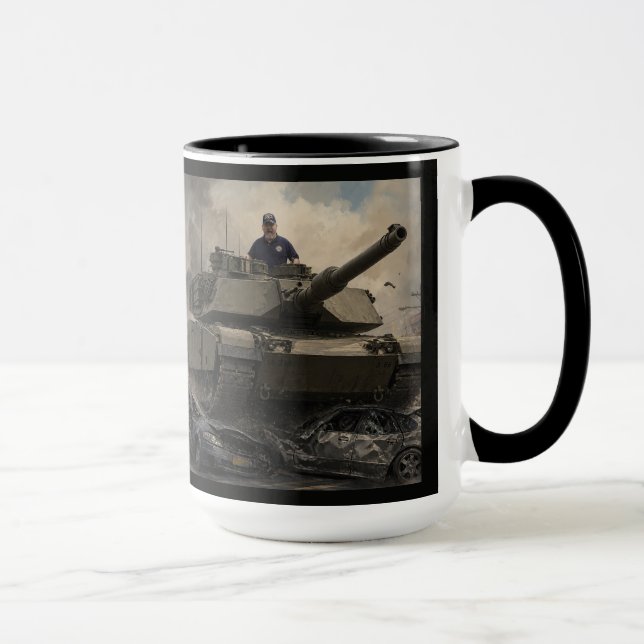 Man on tank mug (Right)