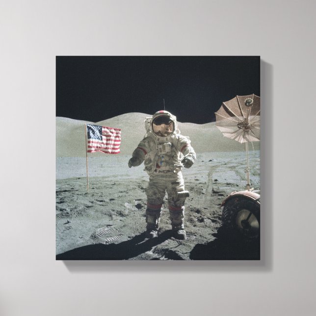 Man on the Moon Canvas Print (Front)