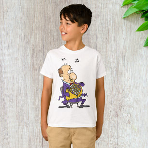 Man Playing A French Horn T-Shirt