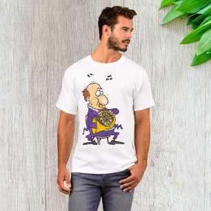 Man Playing A French Horn T-Shirt
