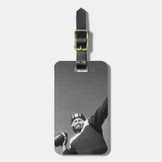 Man Playing Football 2 Luggage Tag