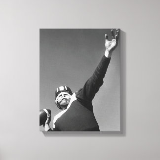 Man Playing Football 3 Canvas Print