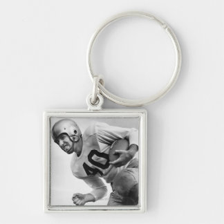 Man Playing Football 3 Key Ring