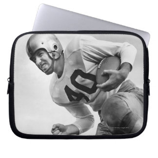 Man Playing Football 3 Laptop Sleeve