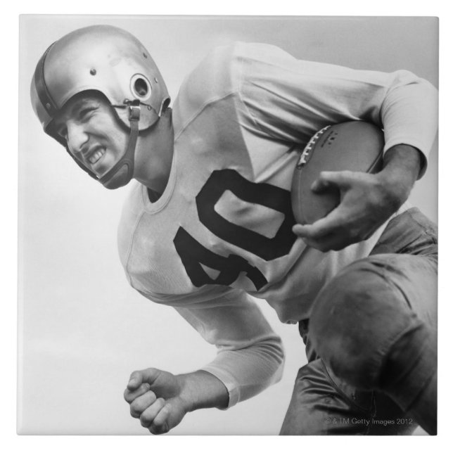 Man Playing Football 3 Tile (Front)