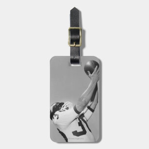 Man Playing Football Luggage Tag