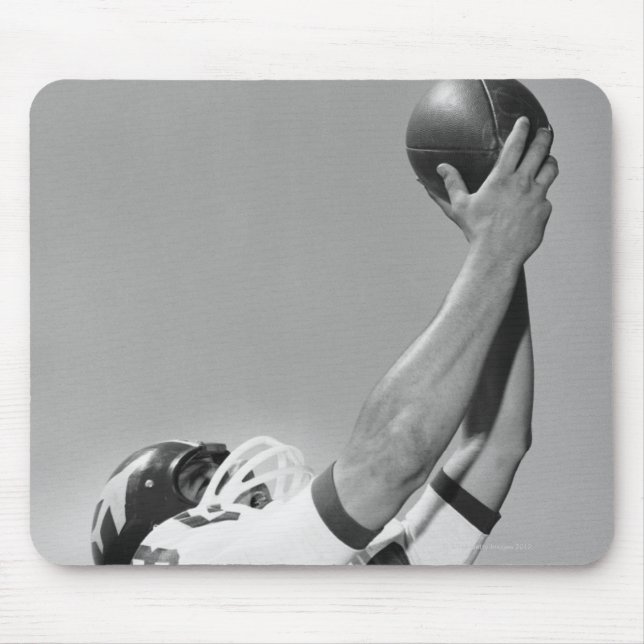 Man Playing Football Mouse Mat (Front)