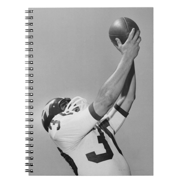 Man Playing Football Notebook (Front)