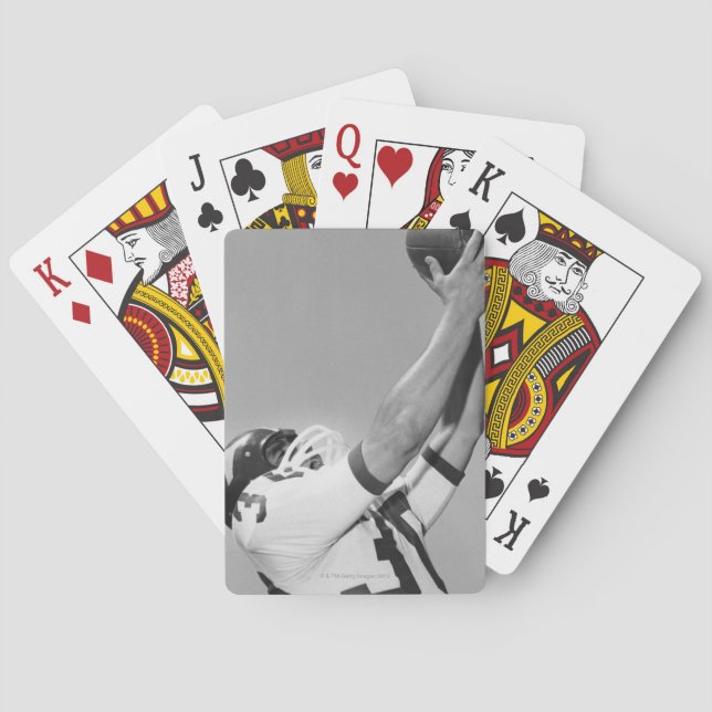 Man Playing Football Playing Cards (Back)