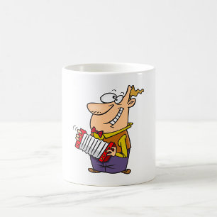 Man Playing The Accordion Coffee Mug