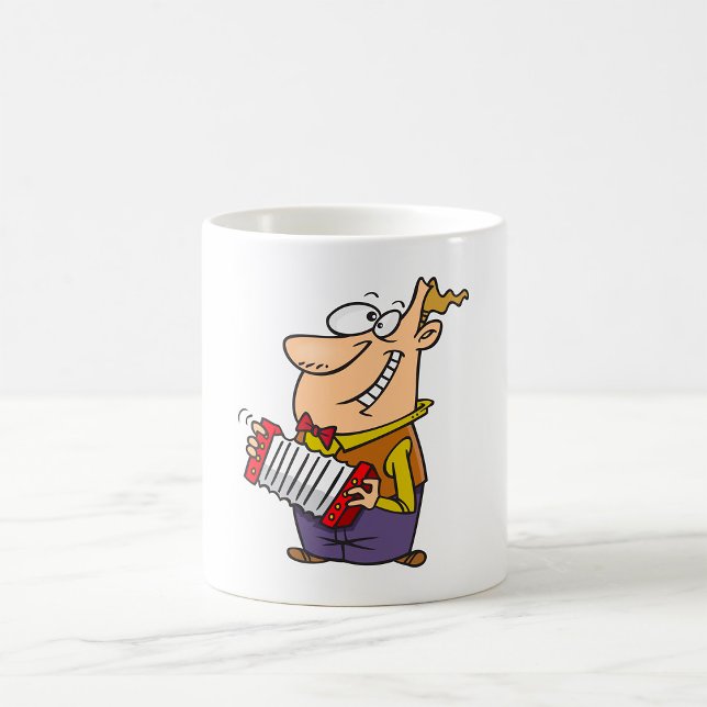Man Playing The Accordion Coffee Mug (Creator Uploaded)