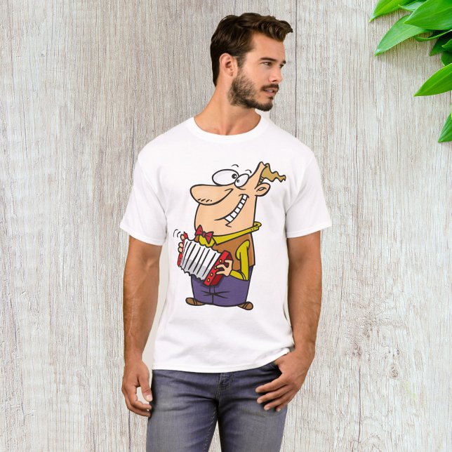 Man Playing The Accordion T-Shirt (Creator Uploaded)
