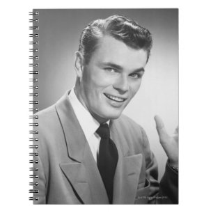 Man Pointing 2 Notebook