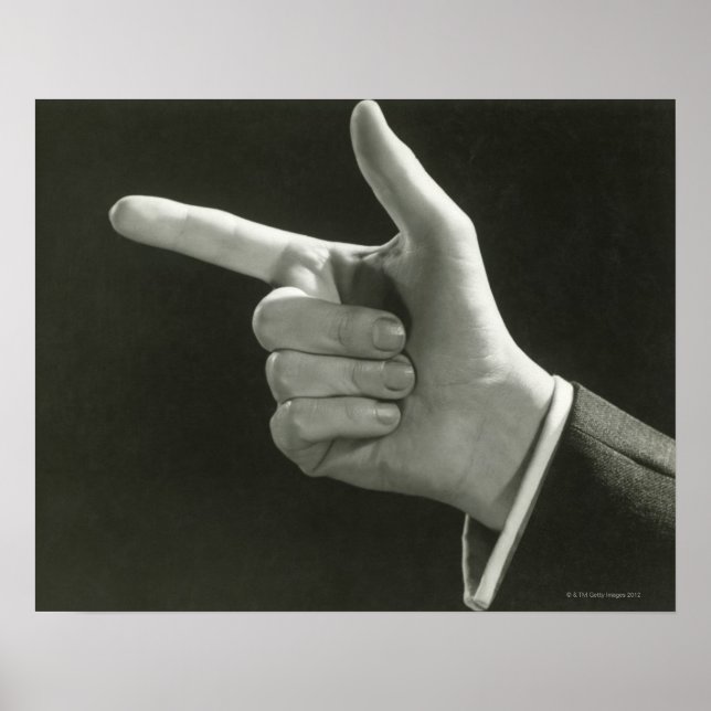Man Pointing Poster (Front)