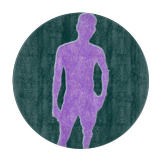 Man Posing Cutting Board