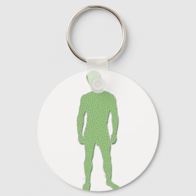 Man Posing Key Ring (Front)