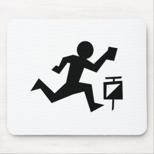 Man Running Mouse Mat
