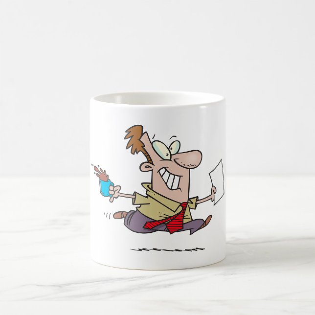 Man Running With Coffee Coffee Mug (Creator Uploaded)